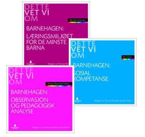 Dette vet vi om barnehagen : samlepakke