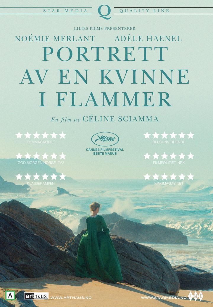 Portrett av en kvinne i flammer