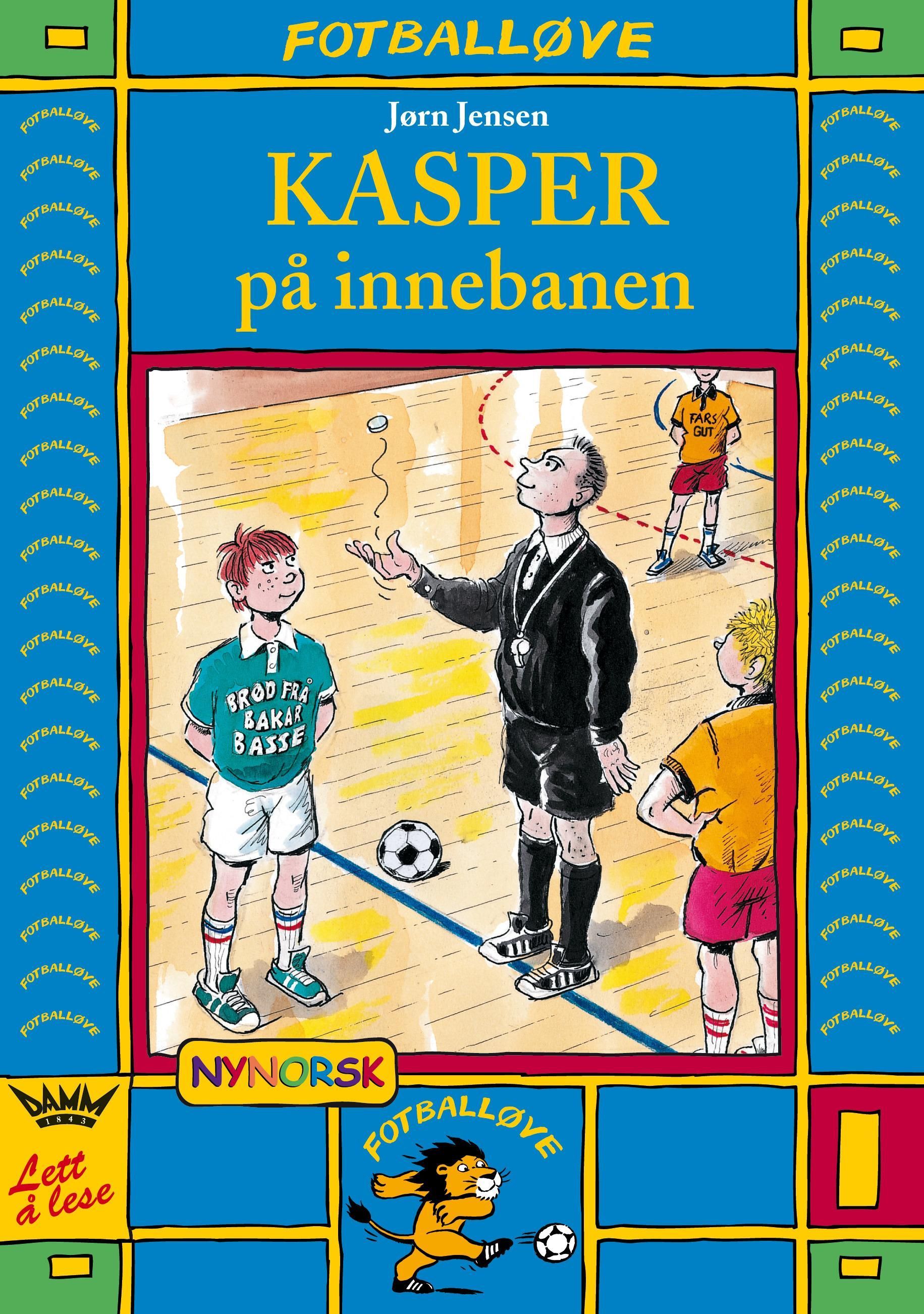 Forsidebilde av Kasper på innebanen