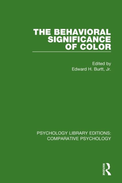 The Behavioral Significance of Color