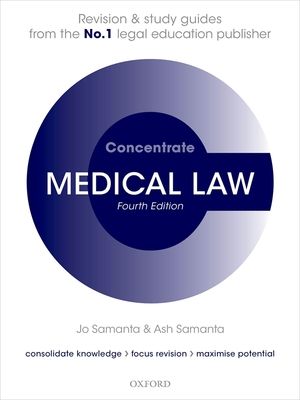 Medical Law Concentrate : Law Revision and Study Guide