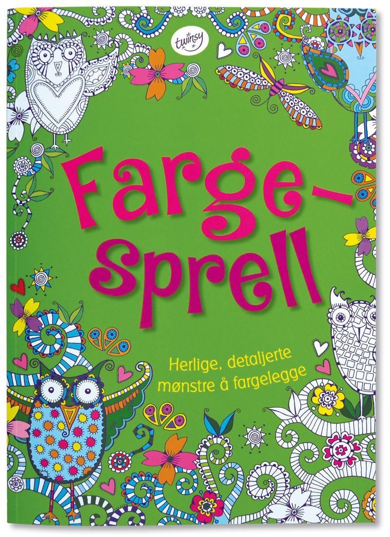 Forsidebilde av Fargesprell : herlige, detaljerte mønstre å fargelegge