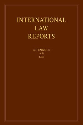 Forsidebilde av International Law Reports: Volume 193