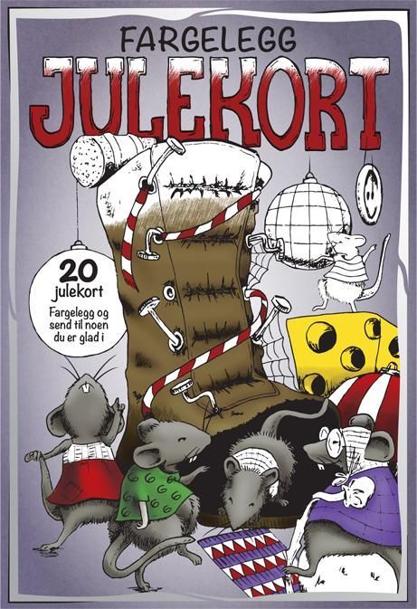 Fargelegg julekort : 20 julekort du kan fargelegge og sende til noen du er glad i