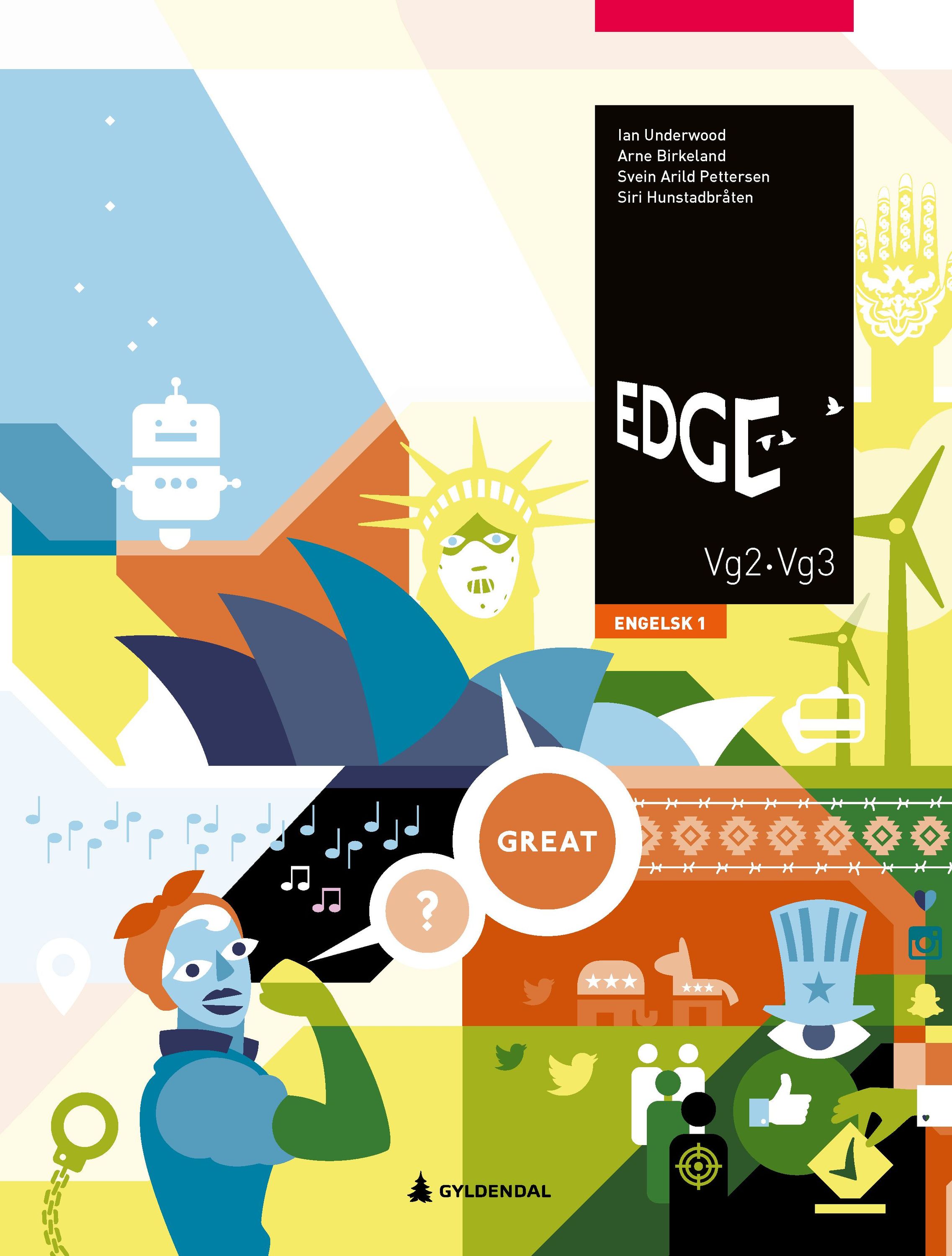 Edge : studieforberedende utdanningsprogram. Programfaget Engelsk 1, vg2/3