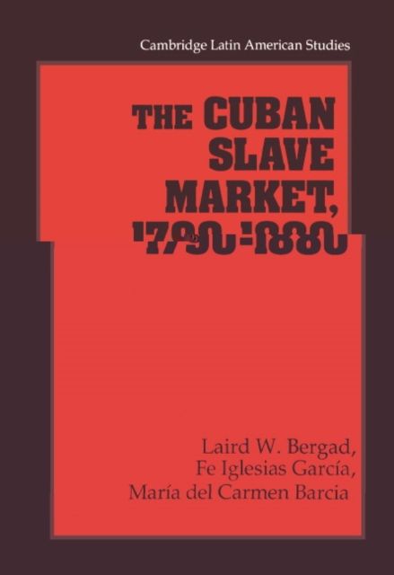 The Cuban Slave Market, 1790–1880