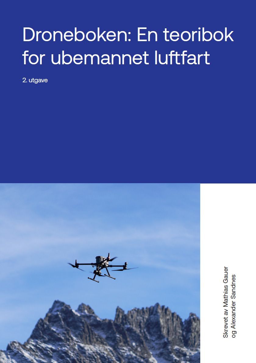Forsidebilde av Droneboken : en teoribok for ubemannet luftfart