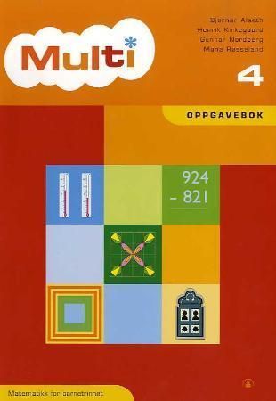 Multi 4 : oppgavebok : matematikk for barnetrinnet