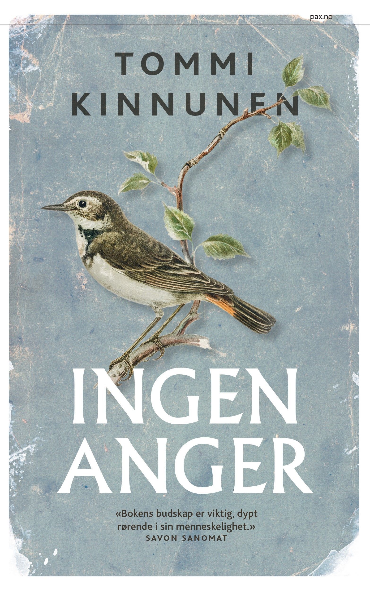 Ingen anger : vandringsroman