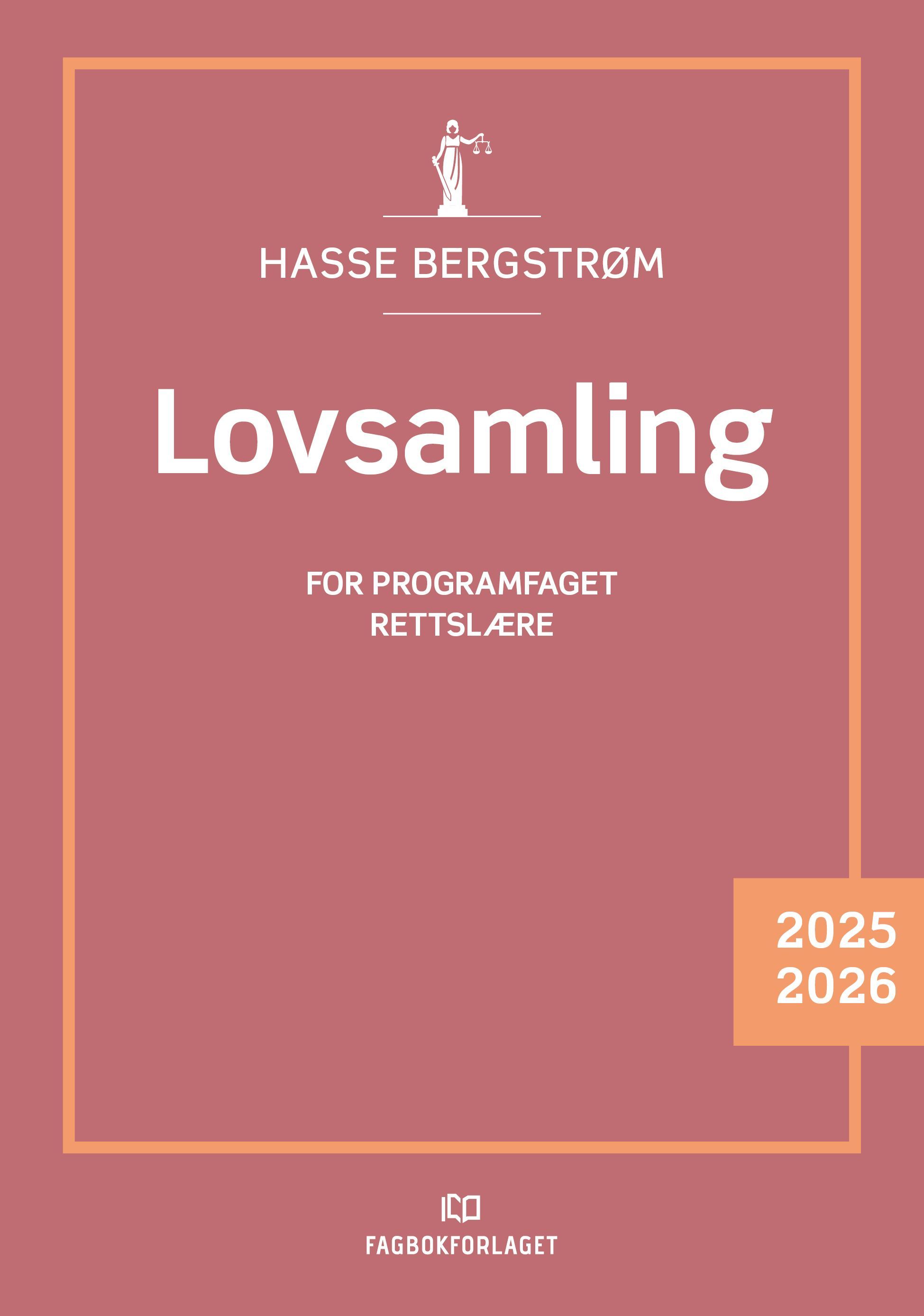 Lovsamling 2025/2026 : for programfaget rettslære