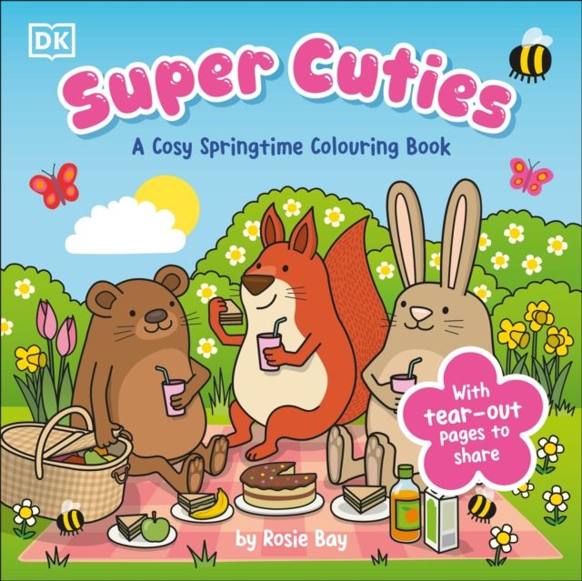 Super Cuties: A Cosy Springtime Colouring Book : With Tear-Out Pages to Share