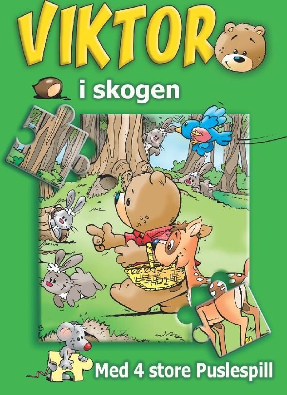 Viktor i skogen : med 4 store puslespill
