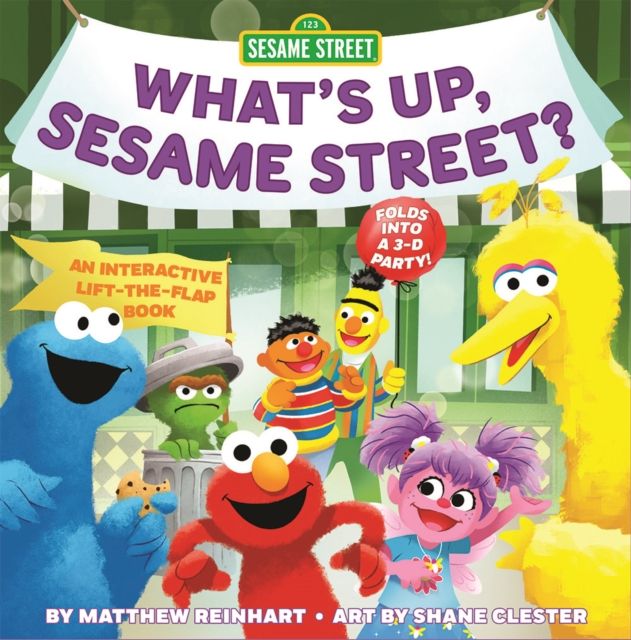 What’s Up, Sesame Street? (A Pop Magic Book) : Folds into a 3-D Party!