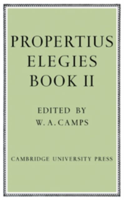 Propertius: Elegies : Book II