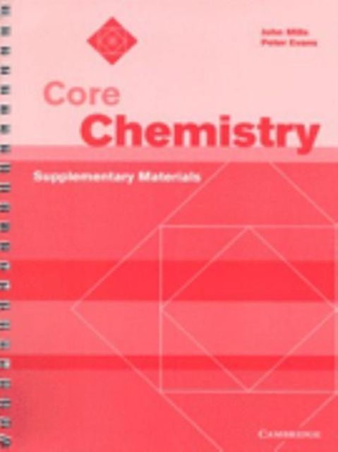 Core Chemistry Supplementary Materials