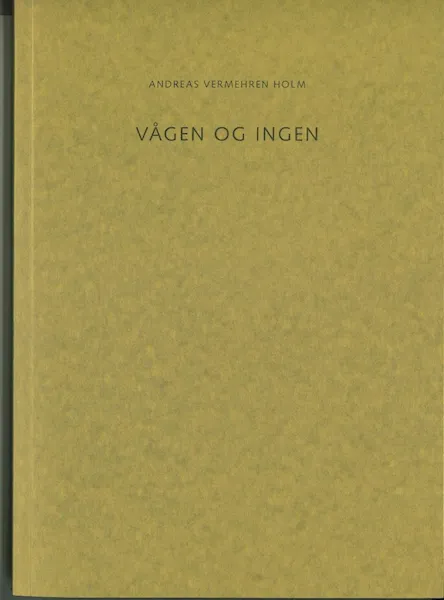 Forsidebilde av Vågen og ingen