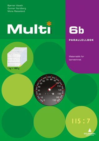 Multi 6b, 2. utgåve : matematikk for barnesteget. Parallellbok