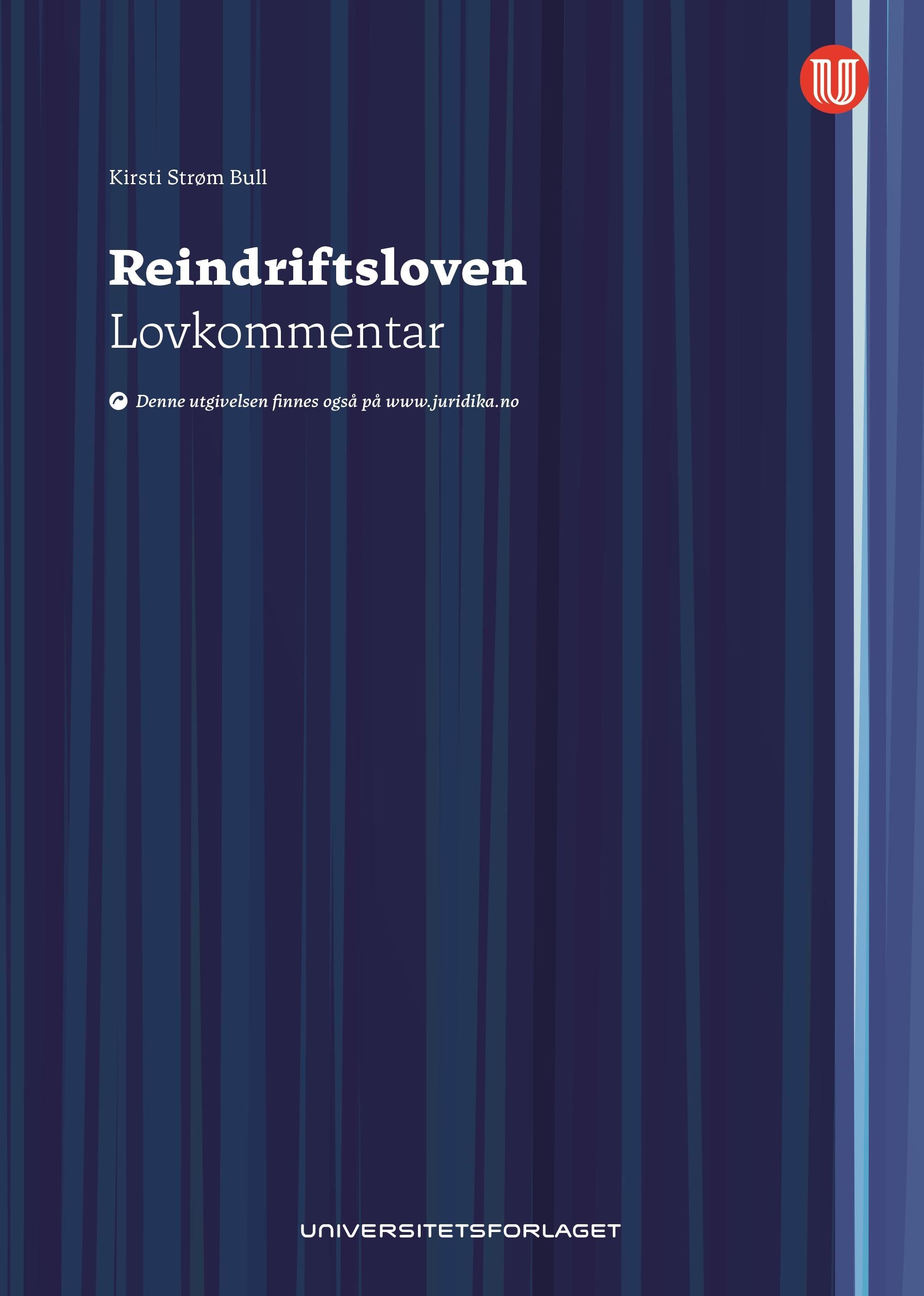 Reindriftsloven : lov om reidrift 15. juni 2007 nr. 40 : lovkommentar