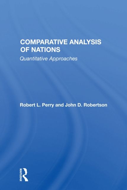 Comparative Analysis Of Nations : Quantitative Approaches