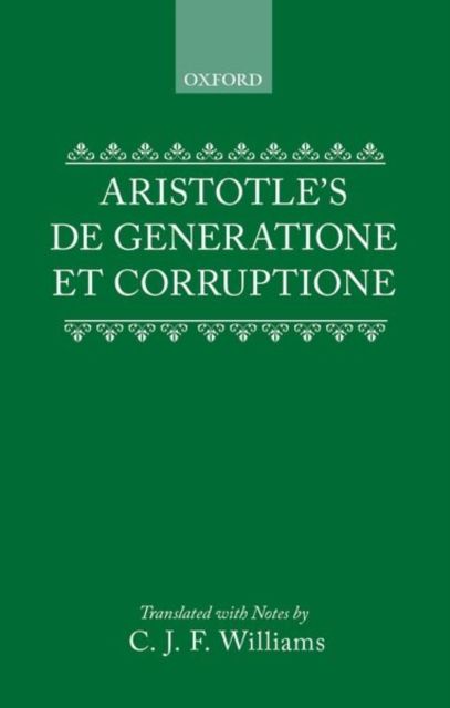 Aristotle's De Generatione et Corruptione