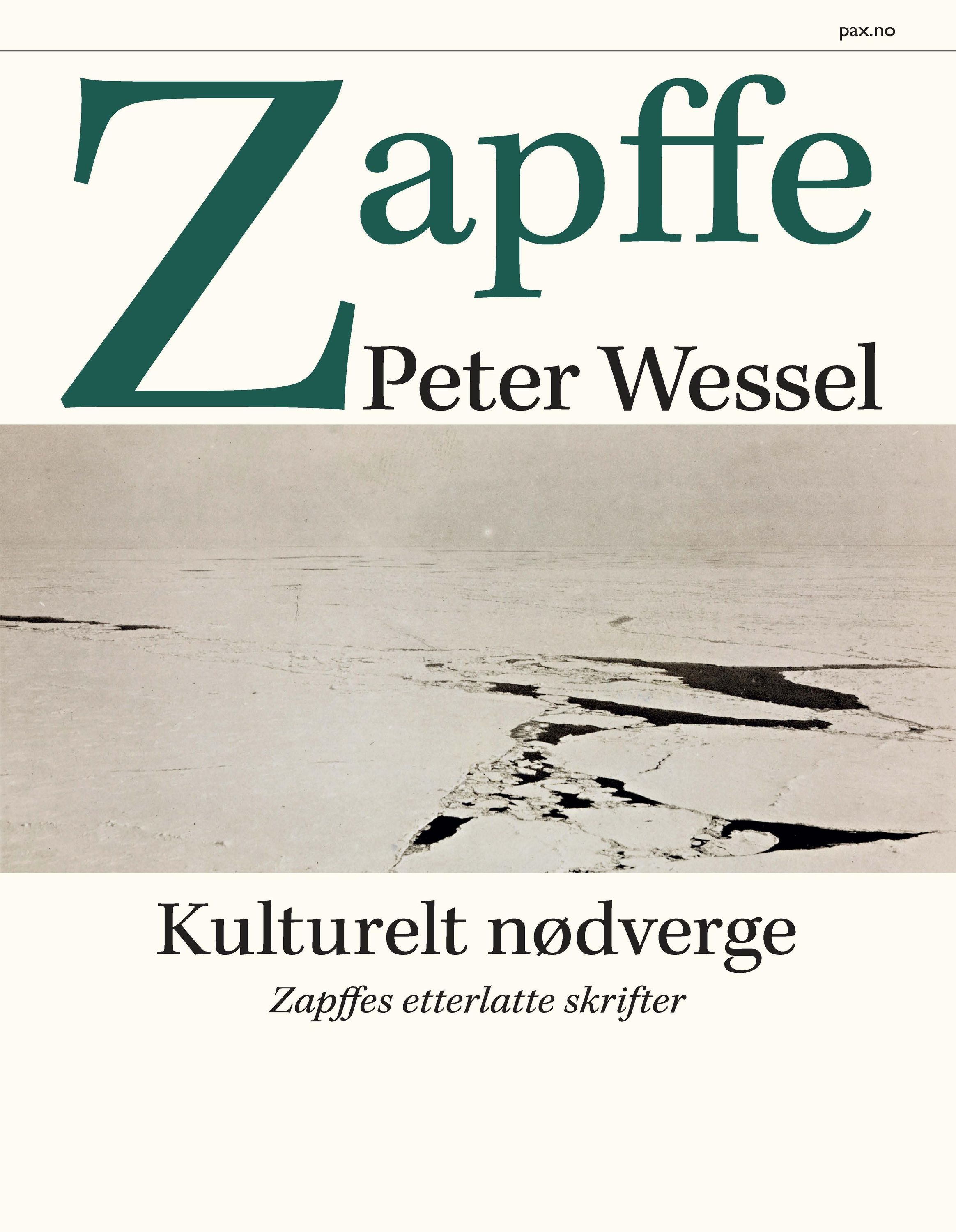 Kulturelt nødverge : Zapffes efterlatte skrifter