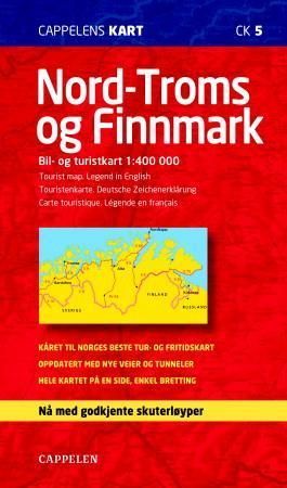 Nord-Troms og Finnmark : bil- og turistkart = tourist map = Touristenkarte = carte touristique