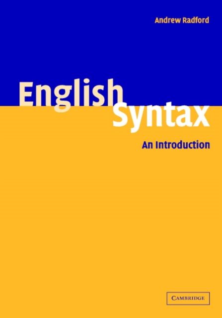 English Syntax : An Introduction