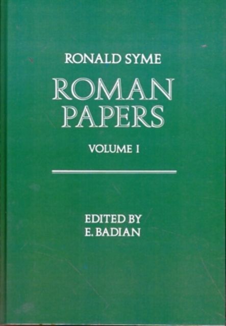 Roman Papers Volume 1