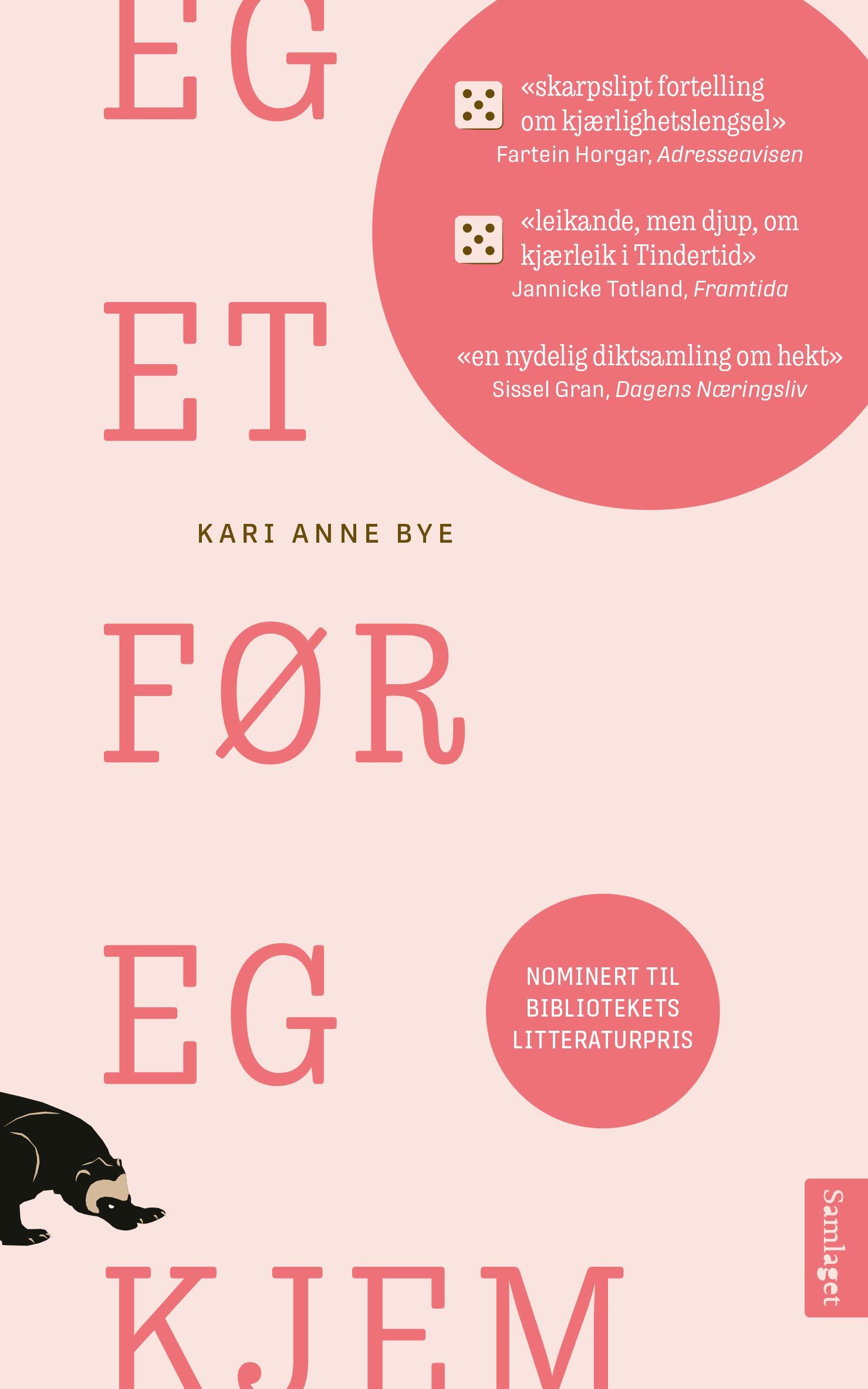 Eg et før eg kjem : dikt