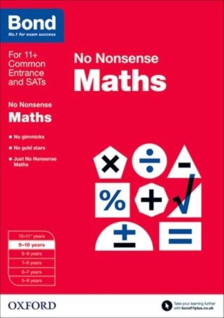 Bond: Maths: No Nonsense : 9-10 Years