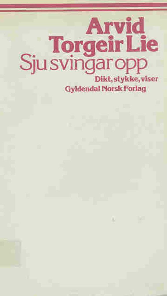 Forsidebilde av Sju svingar opp : dikt og stykke