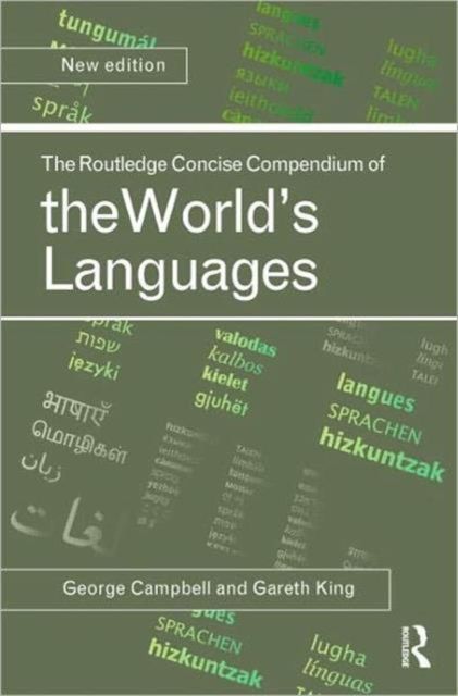 Forsidebilde av The Routledge Concise Compendium of the World's Languages